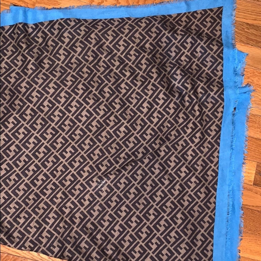 Fendi Silk and Cashmere Shawl